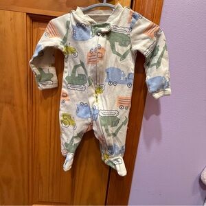 Carter's Multicolor Construction Print Footie